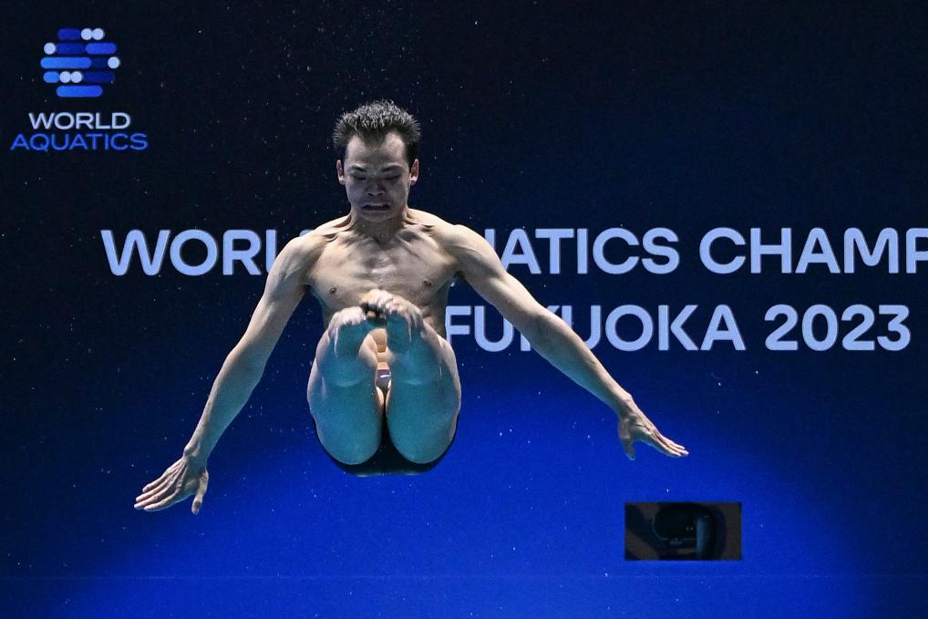 游泳世锦赛：中国跳水队再揽两金 花游混双技术自选摘铜