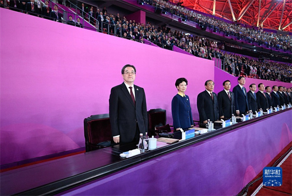 杭州第四届亚洲残疾人运动会隆重开幕丁薛祥出席并宣布开幕